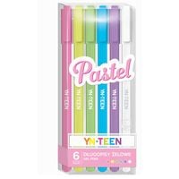 długopis żelowy 6 kol. pastel ynt 8210