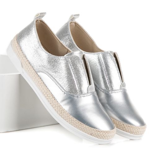 Srebrne Trampki Espadryle r.37 na Arena.pl