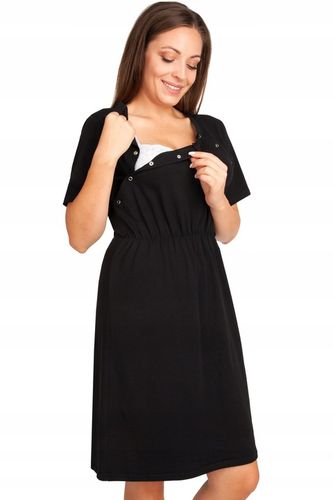 Koszula ciążowa na springi do karmienia do kangurowania ADRIA L/XL na Arena.pl