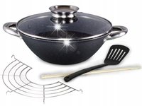 Wok żeliwny 4815 M 26 CM Indukcja Kamille
