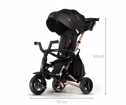 ROWEREK TRÓJKOŁOWY WIELOFUNKCYJNY QPLAY NOVA+ RUBBER GOLDEN MILLY MALLY na Arena.pl