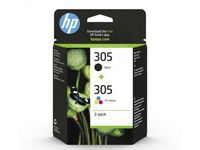 Oryginalny tusz HP 305 Zestaw Czarny+Kolor 6ZD17AE
