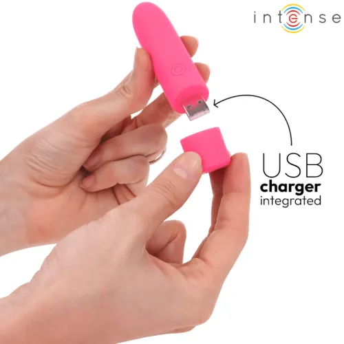 intense symone rożowa kula wibracyjna usb 8 trybow 10x2,2 cm na Arena.pl