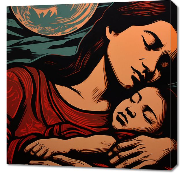 Obraz 70x70cm Matczyne Więzi zdjęcie 1