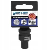 nasadka udarowa 1/2'', 8x38mm, stal cr-mo