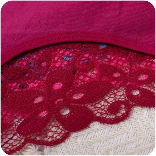 Majtki Koronkowe Bawełniane Wielokolorowe Damskie Figi Wygodne S 7-PAK na Arena.pl