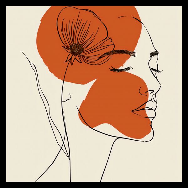 Plakat 30x30cm Ciepło Kwiatu zdjęcie 2