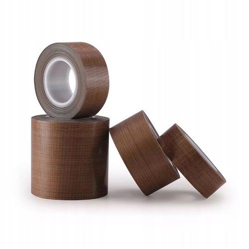 TAŚMA TEFLONOWA OCHRONNA 300°C Z KLEJEM DO ZGRZEWARKI 10M 0,18MM 50MM HQ na Arena.pl