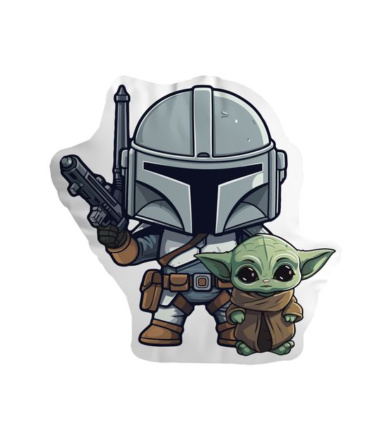 Poduszka Chibi Mandalorian - Boba Fett zdjęcie 1