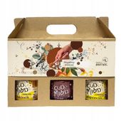 Bartnik Cud Miód Mix 3 miodów smakowych 250g x 3 + pudełko ozdobne