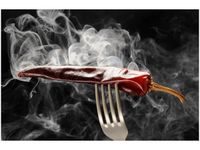 100 70CM OBRAZ PŁÓTNO GORĄCA PAPRYCZKA CHILI PŁÓTNO RAMA