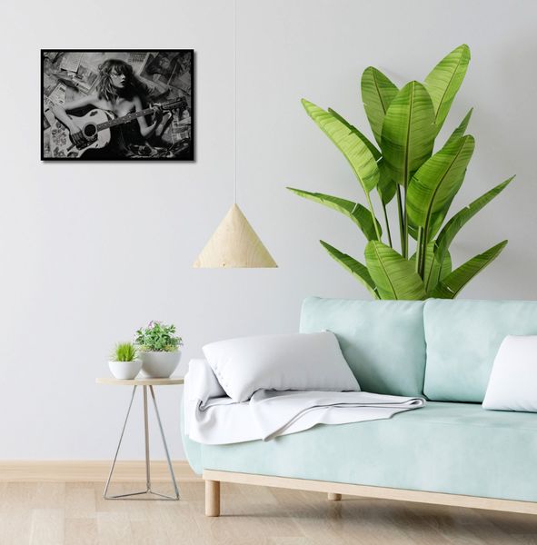 Plakat 55x40cm Młoda Gitarzystka zdjęcie 4