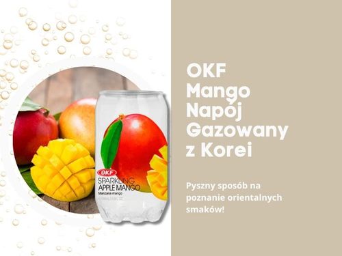 OKF Sparkling Apple Mango napój gazowany jabłko-mango 350 ml na Arena.pl