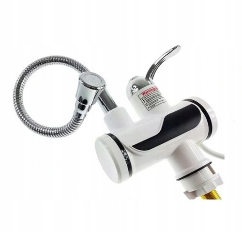 ELEKTRYCZNY PRZEPŁYWOWY PODGRZEWACZ WODY FLEX Z LCD GIĘTKIM KRANEM KUCHENNY na Arena.pl