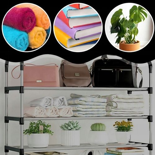 PÓŁKA NA BUTY STOJAK REGAŁ SZAFKA 4 POZIOMY MOCNA ORGANIZER NA BUTY DO na Arena.pl