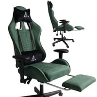 fotel gamingowy obrotowy evochair z masażerem i regulowanymi