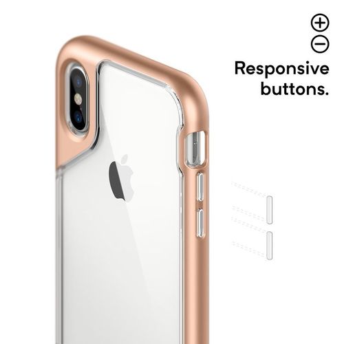 Caseology Skyfall Case - Etui iPhone Xs / X (Gold) na Arena.pl