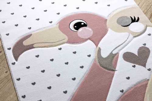 RUG/LU/TINIES/FLAMINGOS/CREAM/80x150 na Arena.pl