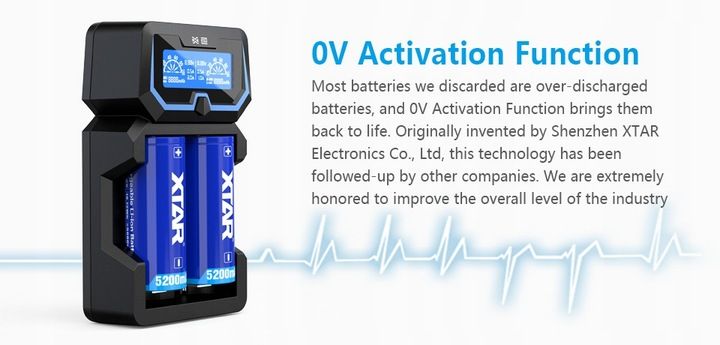 Ładowarka XTAR X2 NEW 18650/26650 Li-ION NI-MH 2A zdjęcie 3