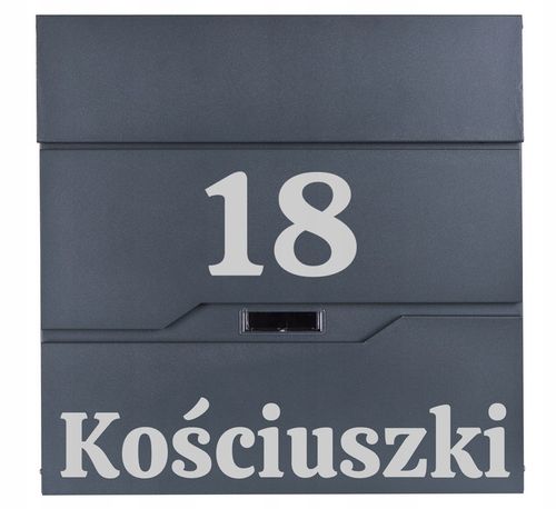 SKRZYNKA POCZTOWA NA LISTY GAZETY POCZTĘ Z NUMEREM DOMU NAZWĄ ULICY na Arena.pl