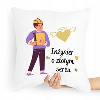 Poduszka Dla Inżyniera Na Prezent Na Urodziny Z Nadrukiem Ze Zdjęciem