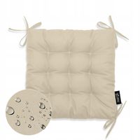 Wodoodporna Poduszka na Krzesło Ogrodowa Dekoracyjna Wiązana Pikowana Basic