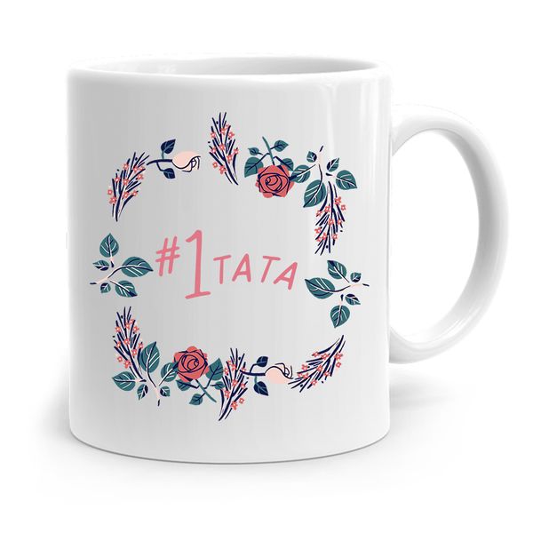 Kubek Prezent Na Dzień Ojca Dla Taty #1 Tata Z Nadrukiem Ze Zdjęciem zdjęcie 1