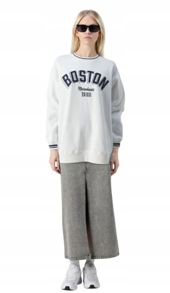ONLY ONLNIA LEAGUE ONECK - Sweatshirt - cloud dancer S zdjęcie 2