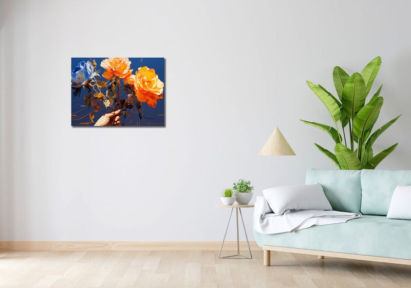 Obraz 70x50cm Żywy Uścisk zdjęcie 2