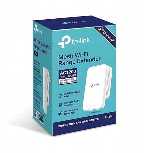 Wzmacniacz TP-Link RE300 AC1200 Repeater na Arena.pl