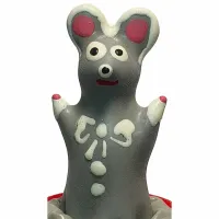 condomerie mouse model 2 - artystyczna ręcznie malowana prezerwatywa