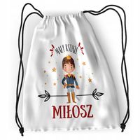 Plecak Sportowy Szkolny Dla Miłosza Syna Dziecka Z Nadrukiem Ze Zdjęciem