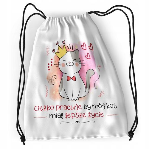 Plecak Kotki Kotek Szkolny Worek Torba Z Nadrukiem Ze Zdjęciem na Arena.pl