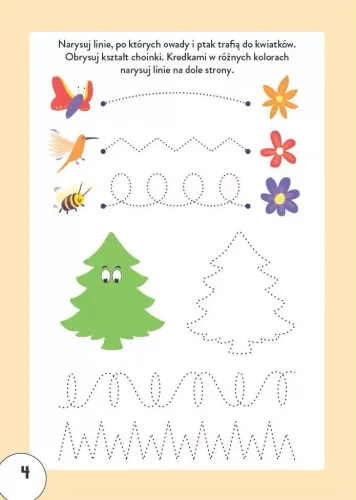 Szlaczki I Rysowanki. Ćwiczenia Grafomotoryczne. Zeszyt Żółty na Arena.pl