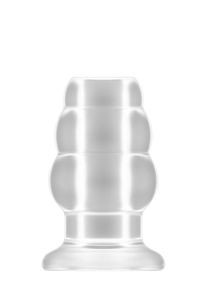 No.49 - Small Hollow Tunnel Butt Plug - 3 Inch - Translucent zdjęcie 1