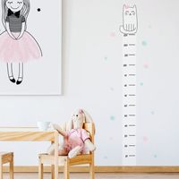 Naklejka Miarka Wzrostu Kotek Henio