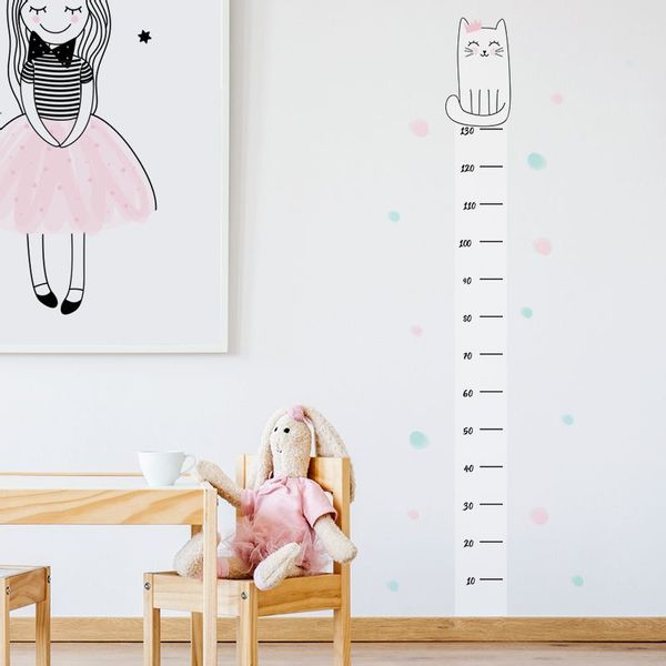 Naklejka Miarka Wzrostu Kotek Henio zdjęcie 1