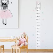 Naklejka Miarka Wzrostu Kotek Henio