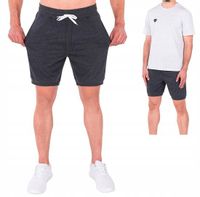 Spodenki męskie stalowa szarość JAVIER Rozmiar - XL