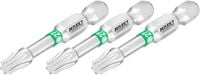 Hazet Końcówka do wkrętarki Torx T27 x 50 mm Długa 3 szt