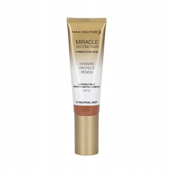 Max Factor Miracle Second Skin Podkład Do Twarzy 30 Ml 12 Neutral Deep zdjęcie 4