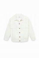 DESIGUAL ŚMIETANKOWA KOSZULA WIERZCHNIA (5-6L)