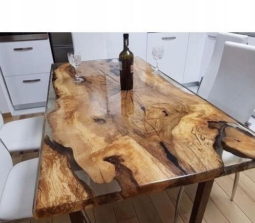 ŻYWICA EPOKSYDOWA ODLEWNICZA -DEKO-K zalew do 5 cm DO DREWNA STÓŁ BEZBARWNA na Arena.pl