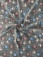 koc polarowy 70x50 cm łapy ciemne