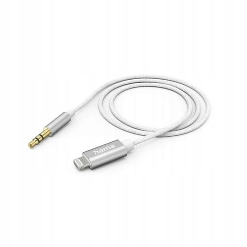 Kabel HAMA Audio Lightning - Jack 3.5mm 1m Biały na Arena.pl