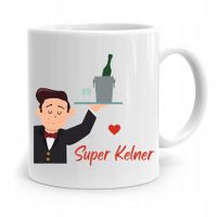 Dla Kelnera Kubek Na Prezent Super Kelner Z Nadrukiem Ze Zdjęciem