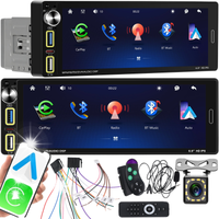 RADIO SAMOCHODOWE 1 DIN USB DOTYKOWE ANDROID AUTO CARPLAY MIRROR LINK USB