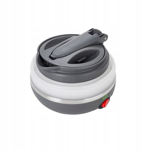 Czajnik Turystyczny Składany Silikonowy Szary AGD Drobne Do Kuchni na Arena.pl