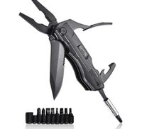 Multitool AZYMUT Gron, 11 narzędzi, 9 bitów, kabura H-P224052