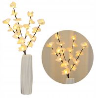 KWIATY LED Ozdobne DRZEWO SZCZĘŚCIA ŚWIĄTECZNE Lampki DEKORACJA CHOINKA XXL